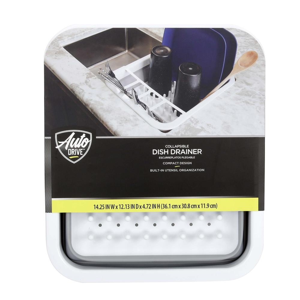 

Collapsible RV Dish Drainer Thermoplastic Rubber Lightweight Space Saving Dishwasher Safe Foldable Utensil Organizer Camping United States