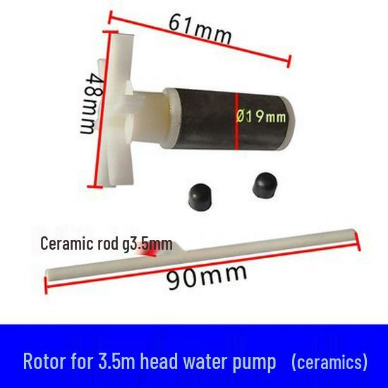 Tauchpumpen-Rotorkopf für Graviermaschinen (3,2m, 3,5m, 4m, 4,5m, 5m) Vollständige Modelle mit magnetischem Rad