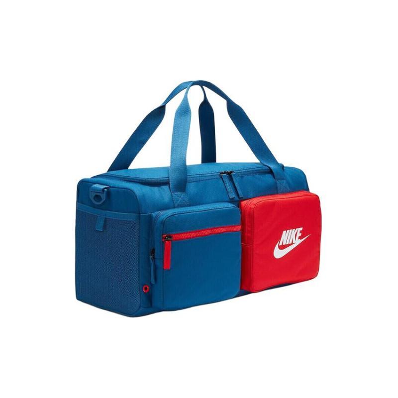 Nike Fabric Camping Bag, Handbag, Shoulder Bag, Crossbody Bag, Travel Bag Unisex Blue Red Casual BA6169-476