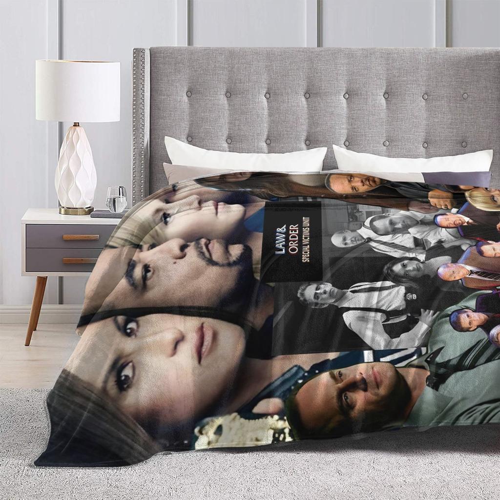Law Order SVU Blanket  Warm Soft Fashion Plush Throw Blanket For Bedroom Picnic Flannel Bedspread Bed Cover