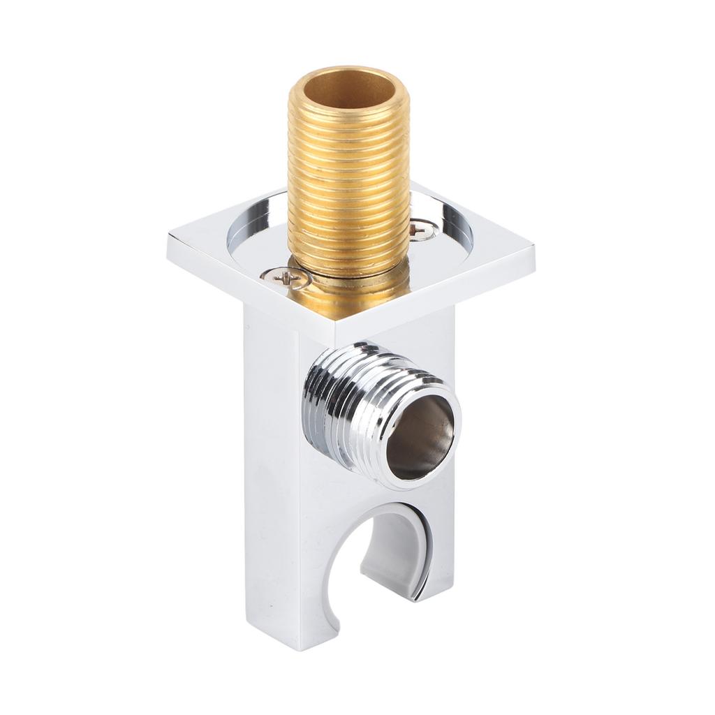 Shower Outlet Elbow Holder, Brass Wall Mount Bracket for Hand Shower Head and Bidet Sprayer with     Gloss