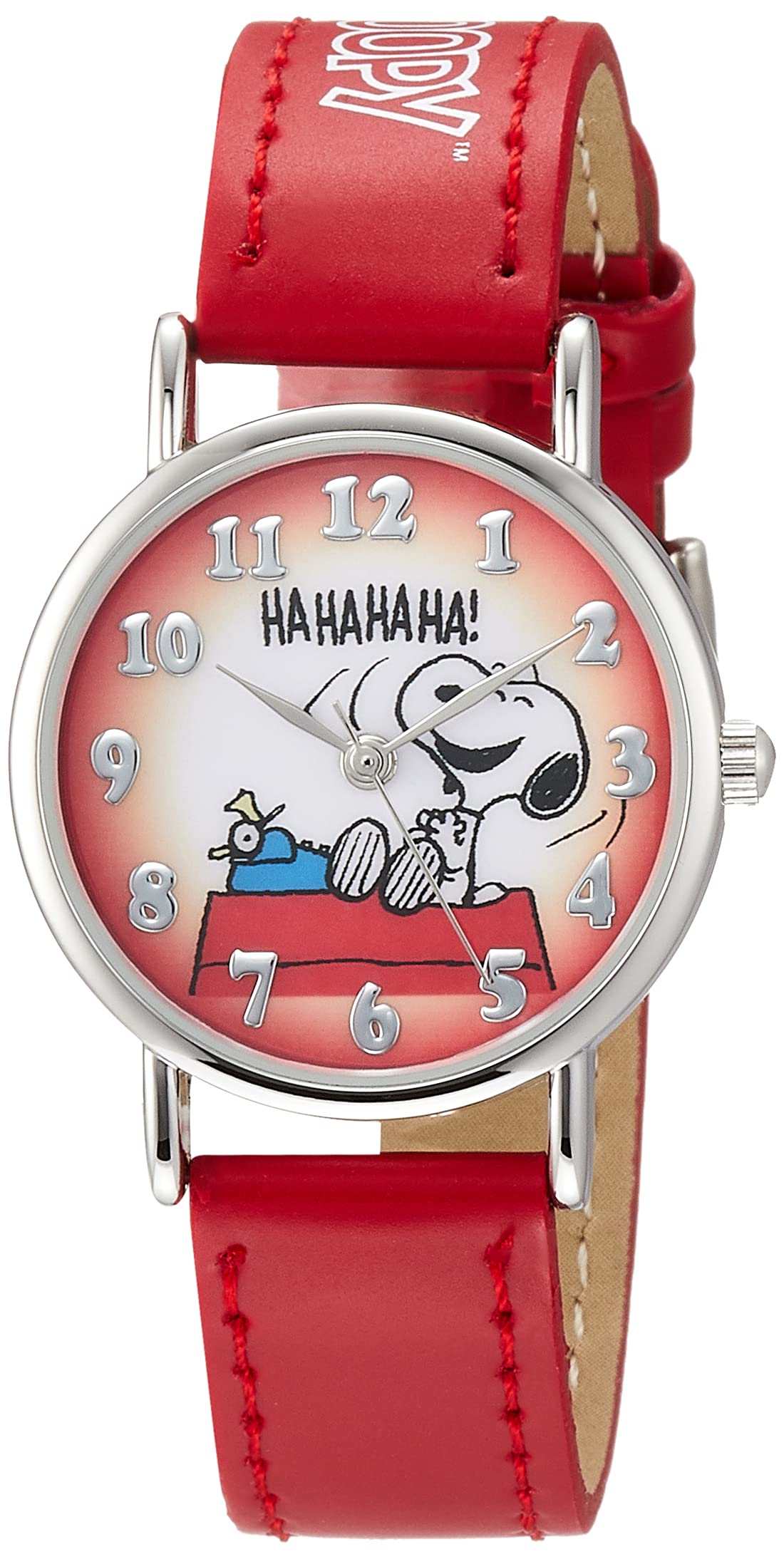 

[ALIAS] Часы Snoopy Analog Водонепроницаемый кожаный ремешок WW18100SN женские красные [Товар]