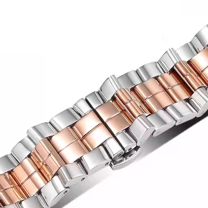 Stainles Steel Watchband Replaces Chopard For Chopard HAPPY DIAMONDS Five Drill and Seven Drill ButterflyWrist Bracele 15MM 18MM