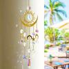 Retro Exquisite Star Moon Wind Chime Pendant Cross Border Exclusive Craft Garden Decoration Pendant Sun Catcher Home Decorations