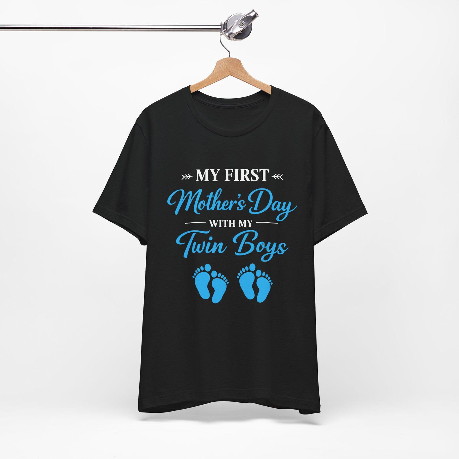 First Time Twin Mom Mothers Day Unisex Tee Shirt, New Mom, Baby Shower, Milestone, Nicu, Picu, Parenting 2XL