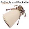 Women Summer Beach Travel Bowknot Wide Brim Sun Hat Reversible Foldable Girls Hats