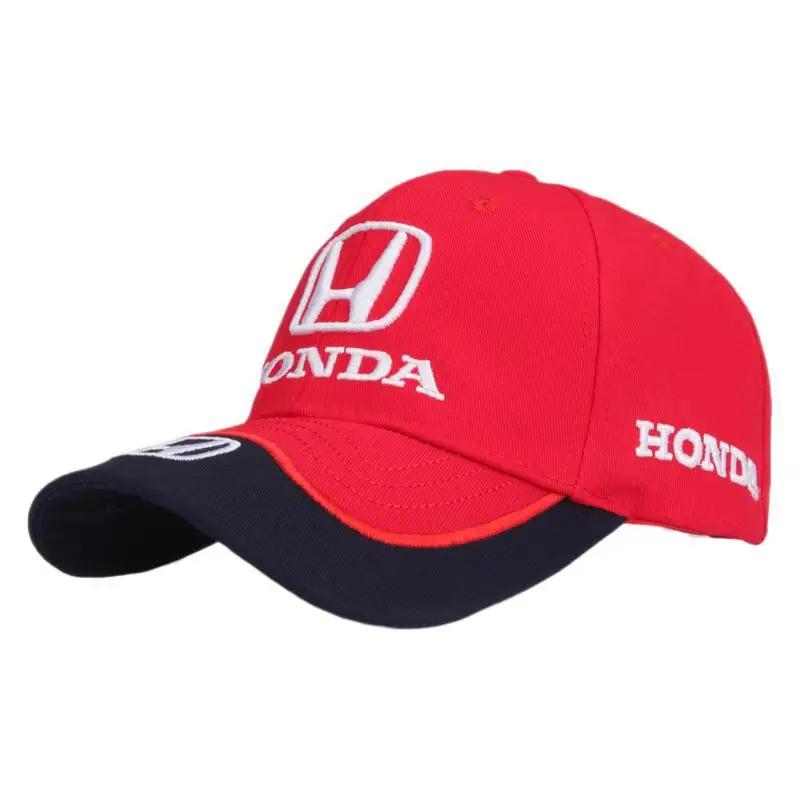Car Baseball Cap Outdoor Adjustable Casual Sunscreen Hat For Honda Civic Odyssey HR-V City Accord Jazz Car Styling Accessories