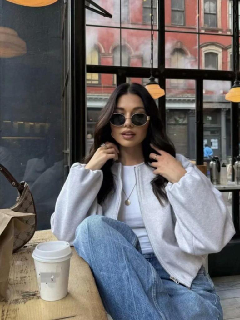 New Women's Two-Tone Soft Pilot Jacket