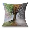 Zen Spa Pillow Cover Basalt Stones and Bamboo Cushion Case Relaxing Aromatherapy Decor Wellness Home Gift