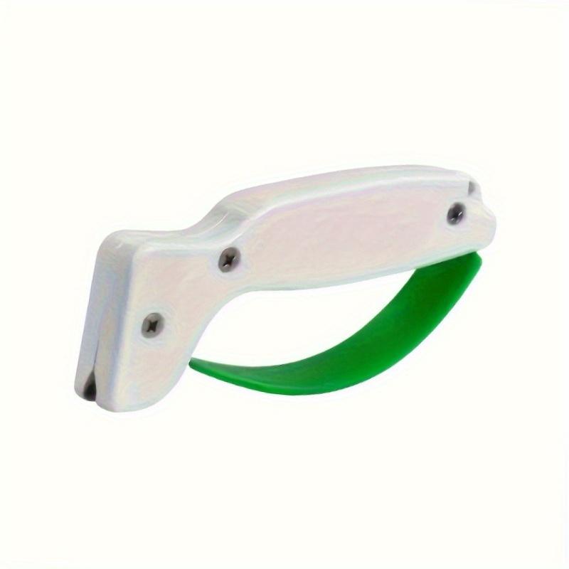 

Многофункциональная точилка для инструментов с точильным камнем из вольфрамовой стали и ПВХ противоскользящим основанием - Портативная ручная точилка для ножей, топоров, садовых инструментов