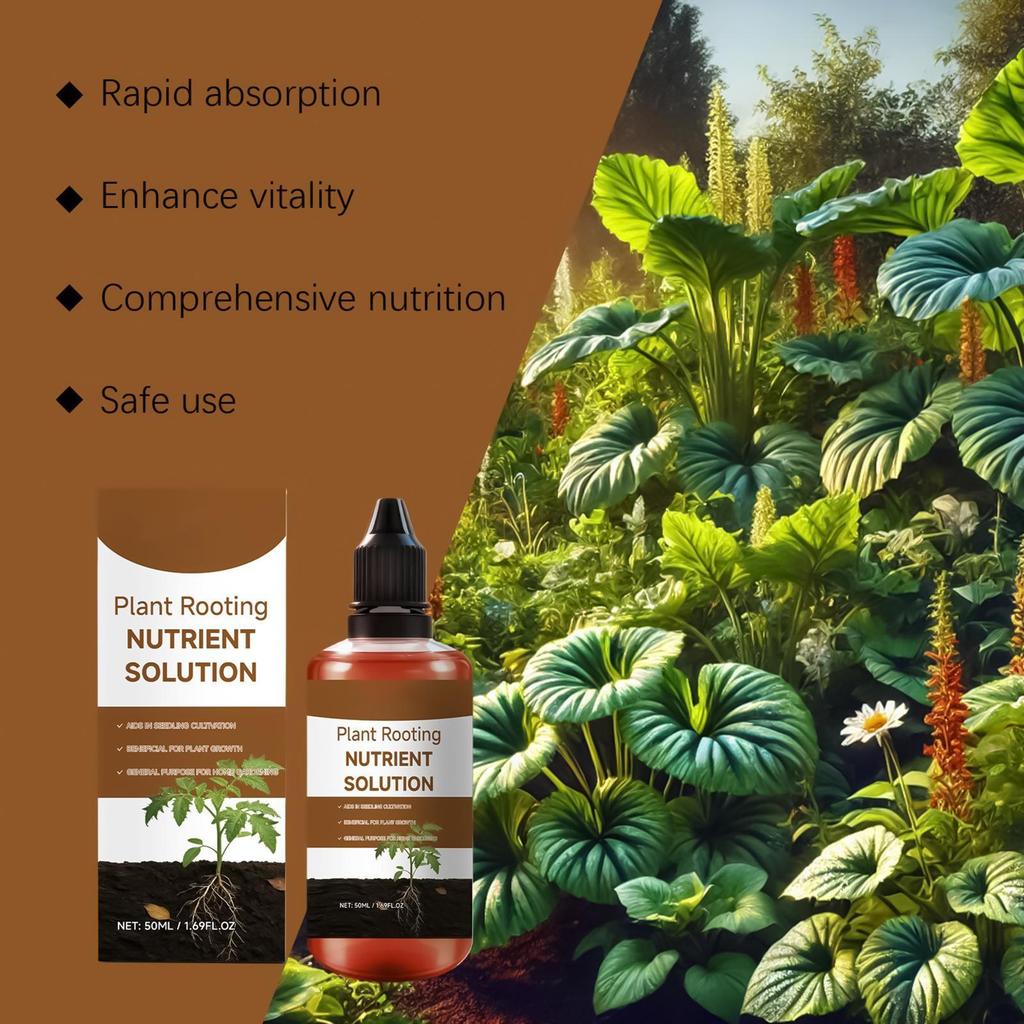 Liquid Rooting Booster 60ml Plant Root Stimulator Concentrate for Propagation Seedlings Cuttings Houseplants Pothos Monstera