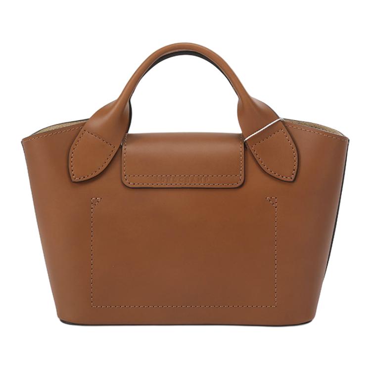 Longchamp Bolso Mini Dumpling Épure Con Correa de Hombro Desmontable Ajustable Bolso de Hombro para Mujer Marrón Dorado 10319HFY504