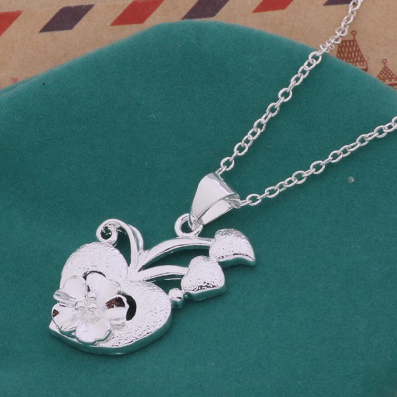 High Quality 925 Sterling Silver Necklace Pendant Chain For Women Exquisite Student Girlfriend Jewelry Accessories GiftsGood Product