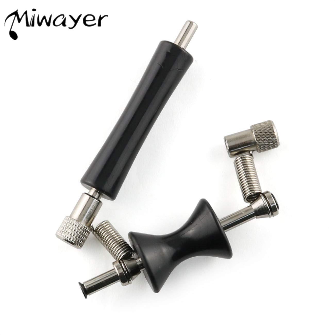 Miwayer Guitar Rolling Capo Sliding Capo Adjustable Capo for Tuning Tone of String Instruments for Electric Guitar and Acoustic чёрный