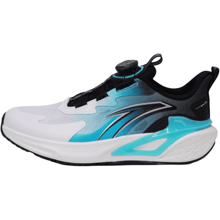 Anta Kids Lingyun Fabric Summer Comfortable Versatile Breathable Low-Top Running Shoes Kids Sneaker White Blue Black 312525531R-1