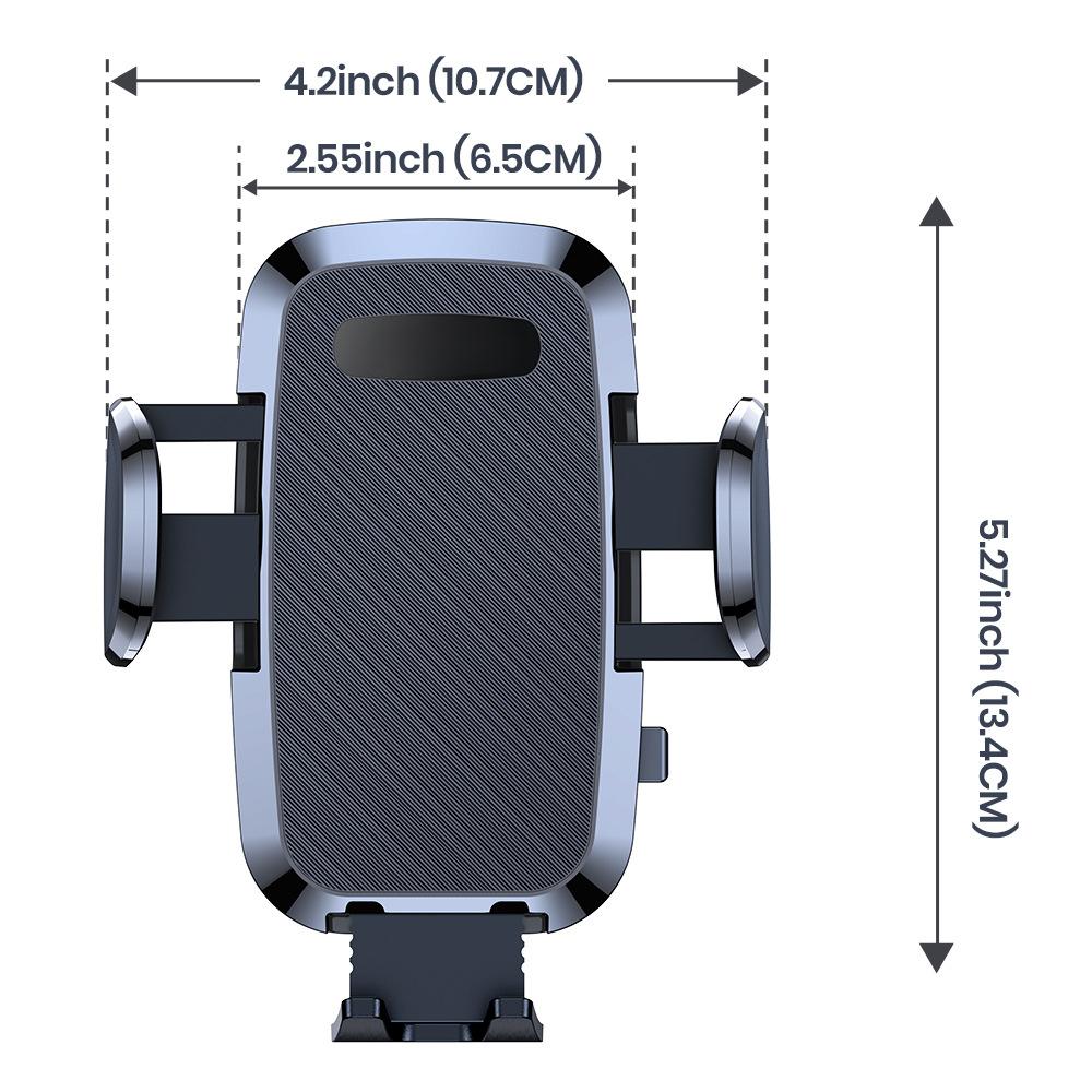 Mobile Phone Holder Air Outlet Gravity Sensor Car Holder Gravity Frosted Simplicity Solid Metallic Material