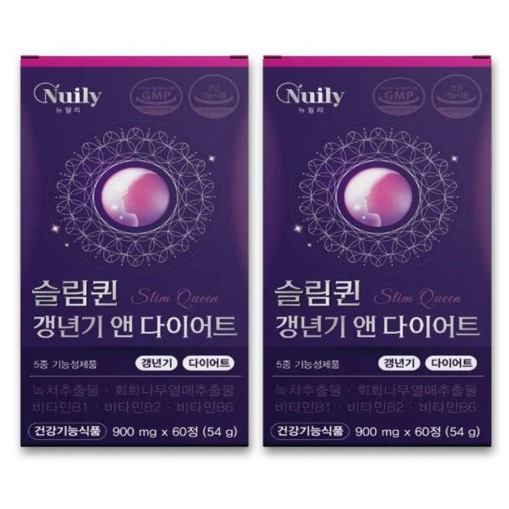 [NEWILY] Slim Queen Menopause & Diet Dual Action Support for Menopausal Health & Body Fat Management (1 Unit 60tablets 1month)
