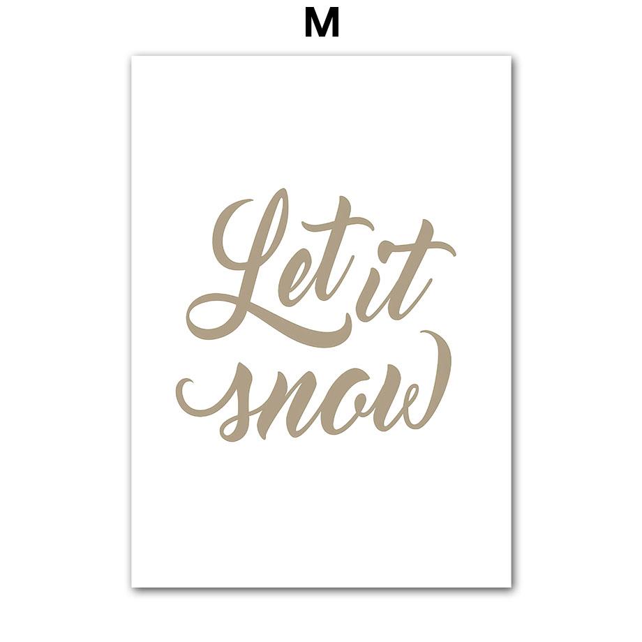 Wall Art Canvas Painting Christmas Deer Snow Pine Tree Train Winter Living Room Decoration Posters And Prints Home Wall Pictures