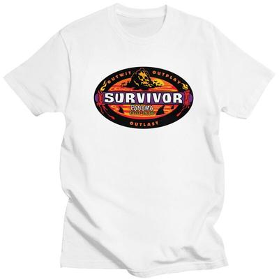 Individuell Klassisches Abenteuerspiel TV-Show Survivor T-Shirts Herren T-Shirt Lässige Oberteile Reiner Baumwoll-Oversize-T-Shirts Merch