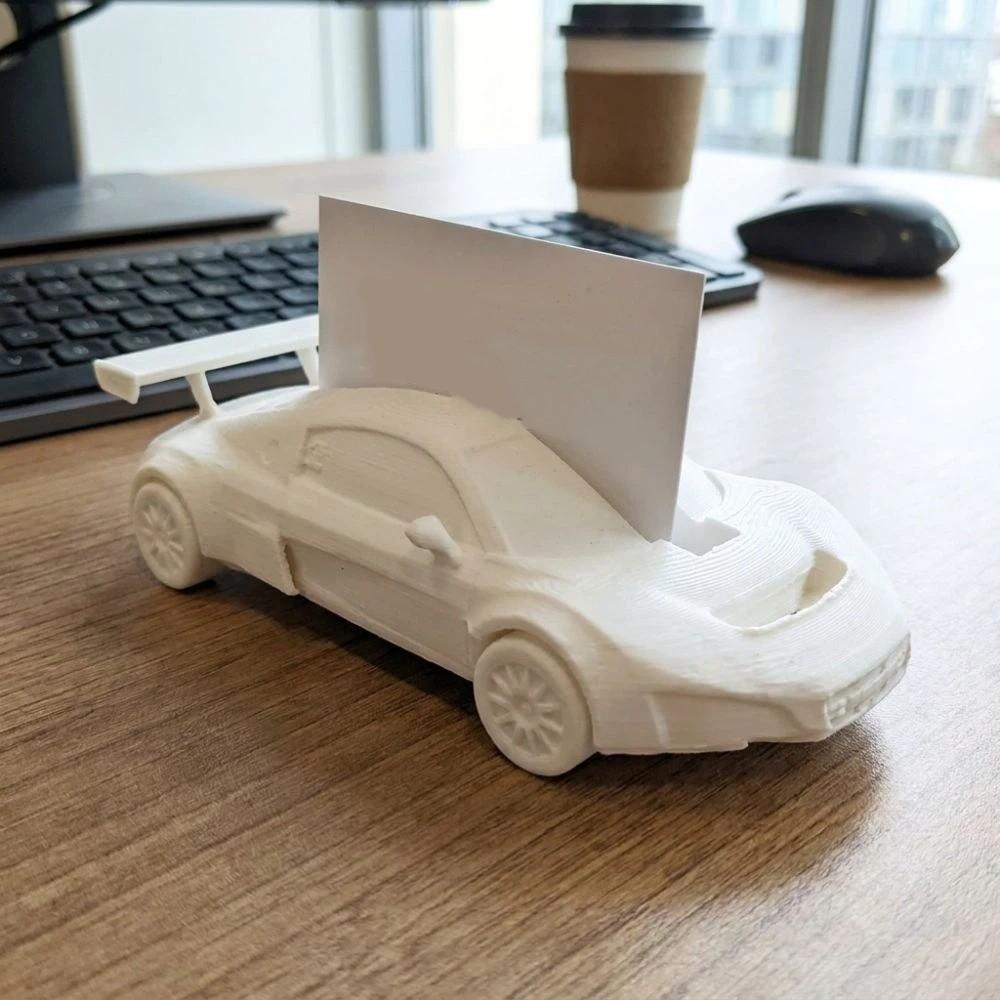 Realistic Sports Car Business Card Holder Plastic Car Card Display Holder Gift for Car Lovers