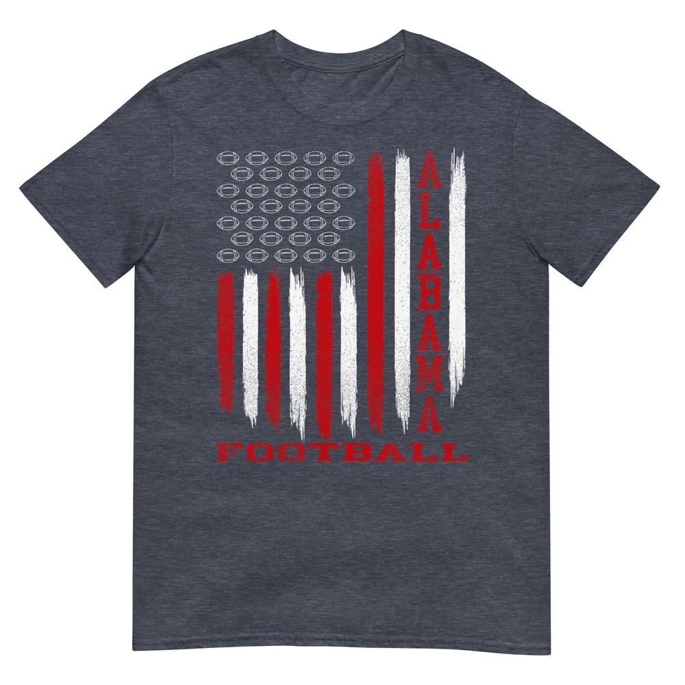 Patriotic Usa Flag Alabama Football Season Party Tshirt
