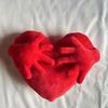 1pc Romantic Red Heart-Shaped Pillow with Hands, Microfiber Love Cushion for Sofa,Perfect Gift for Valentine's Day, Mother's Day