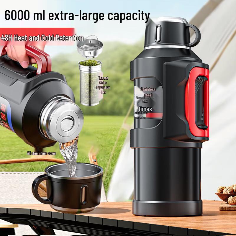 Naijiang 316 Stainless Steel Large Capacity Outdoor Thermos Pot