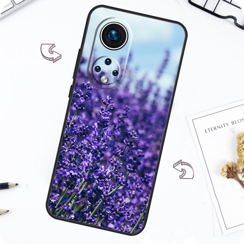 Lila Blumen Lavendel Hülle Für Honor Magic 5 6 7 Lite Honor 200 Pro X8b X9a X8a X8 X9 X9c X9b 50 70 90 Lite Abdeckung