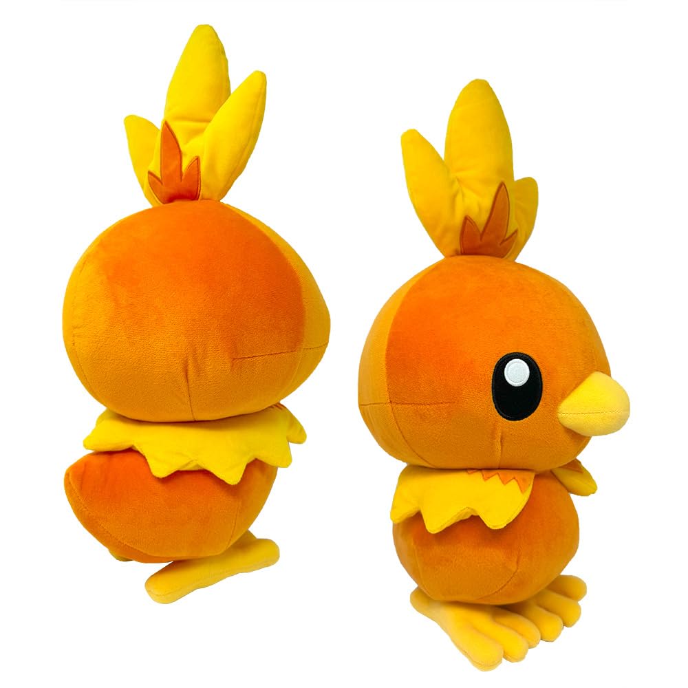 Soft and Fluffy, This Official Achamo Stuffed Toy Is Approximately 27cm Tall and Features the Cute Scarlet and Violet Characters.