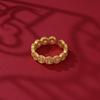 Bague Ouverte Style Chinois Rétro en Cuivre 2025 pour Femmes – Design Simple et Polyvalent