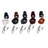 15Pcs DIY Thumb Forefinger Finger Picks Protector Accessory with Storage Box for Guitar