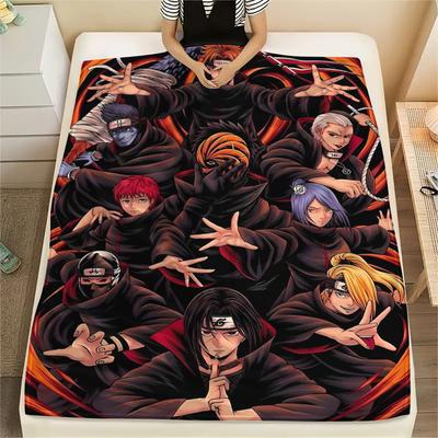 1Pc Cartoon Print Flannel Blanket, High Quality Comfortable for All Seasons, Home Decor, Warmth and Comfort, Perfect for Christmas Birthday Gift