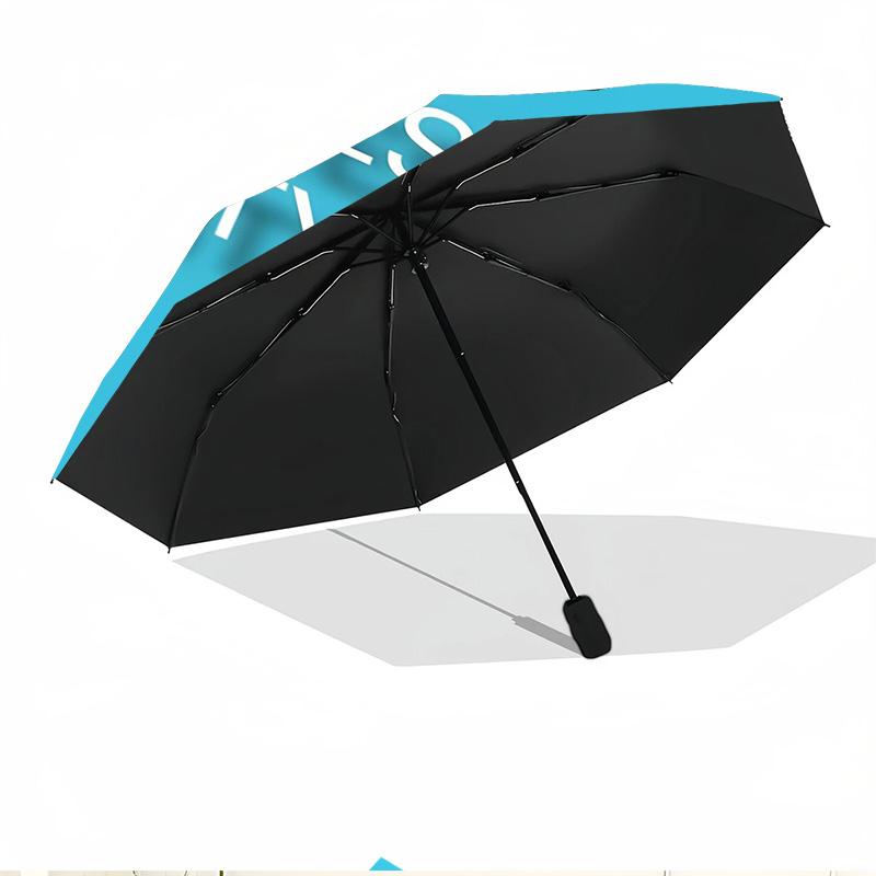 Manchester City FC Print Automatic Open Close Umbrella, Portable Foldable Umbrella, for Outdoor Commute Camping Trip, Ideal Birthday Gift