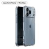 Kristall-Silikon-Weichhülle für iPhone 17 Pro Max Hülle Stoßfeste Transparente TPU-Handyhülle für iPhone 17 Air Schale Bumper