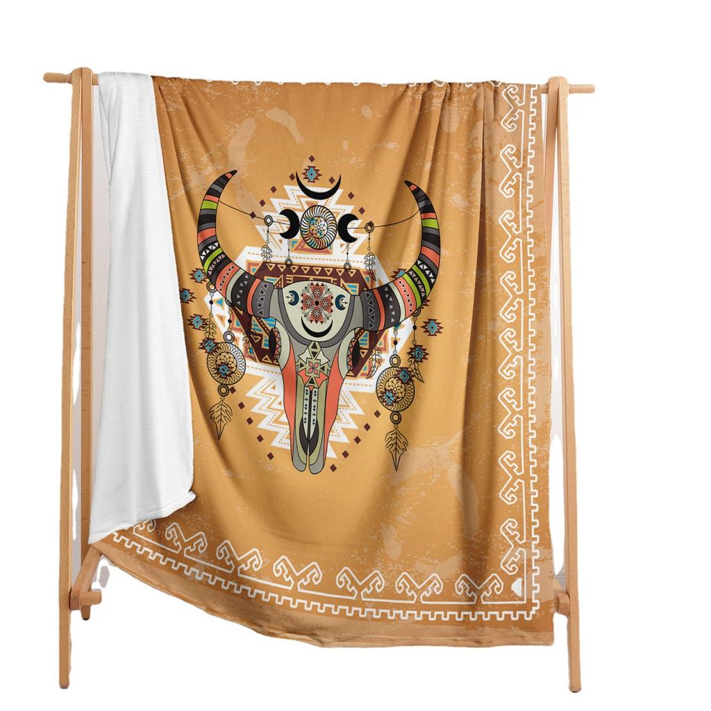 Blanket Flannel Blanket Bohemian 3D Digital Printed Blanket Blanket