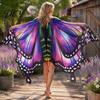 Butterfly Wings Costume Halloween for Women, Adults Fairy Shawl Women Cape Wing Music Festivals, Cosplay Party Theme Photo Prop