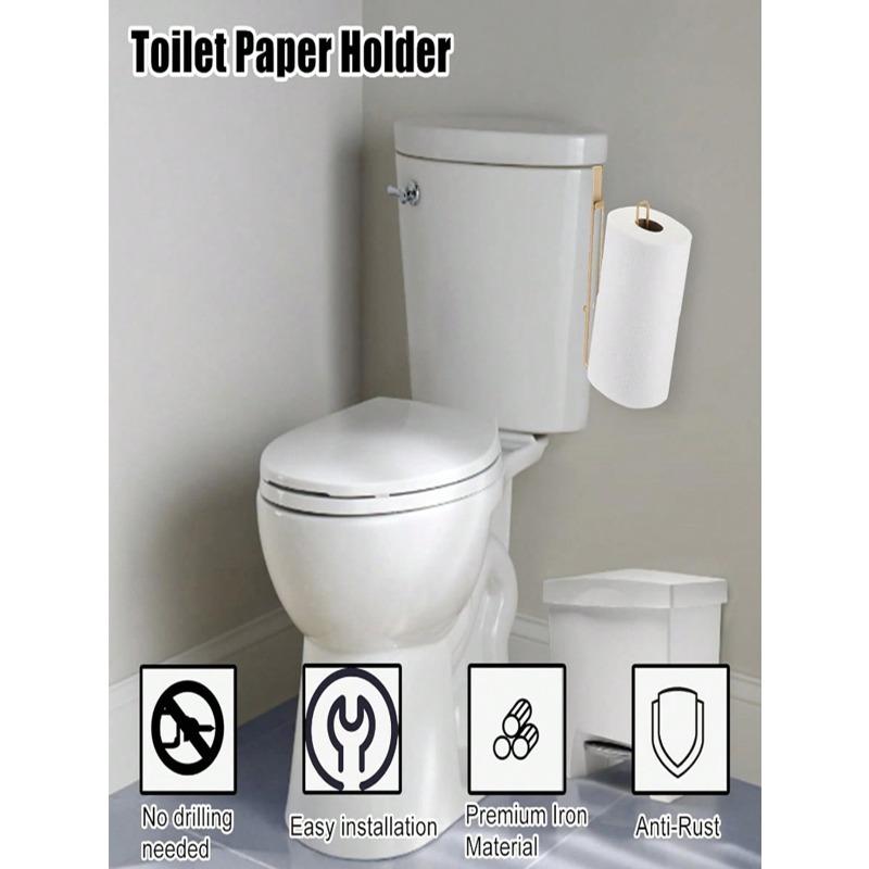 Non Perforated Roll Paper Rack, Bathroom Storage Rack, Kitchen Storage Wall Mounted Rack, Toilet Hanging Tissue Rack