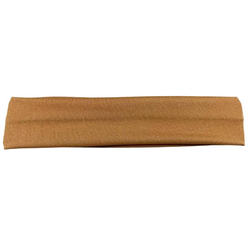 Popular Solid Color High-Elastic Sports Headband for Yoga, Fitness, Running, and Sweat Absorption