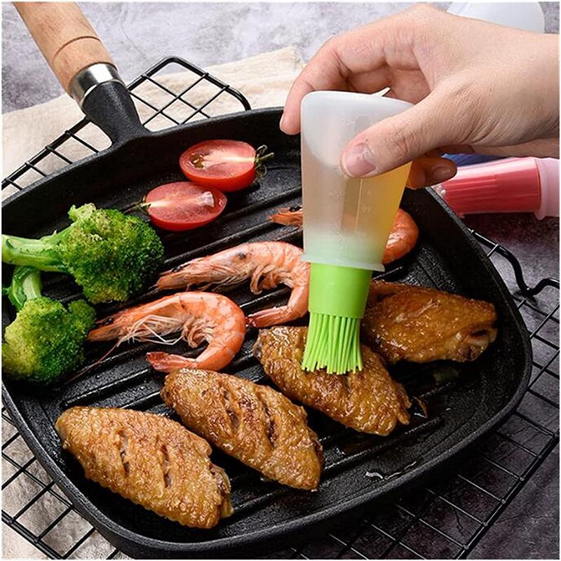 Küchenzubehör Werkzeuge Silikon BBQ Öl Pinsel Marinierpinsel Kuchen Butter Brot Gebäckpinsel Kochutensil Küchenhelfer