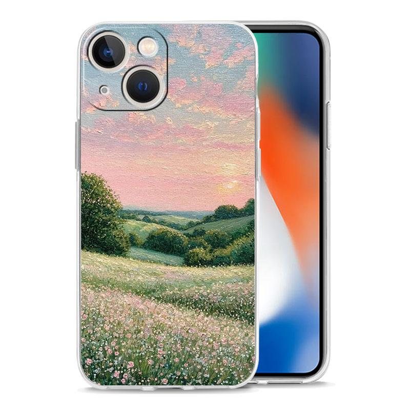 Phone Case For iPhone 17 Cases iPhone Air 16 15 12 13 14 Pro Max 15 Plus 16Pro iPhone11 Cover Garden Paint Art Vincent Van Gogh
