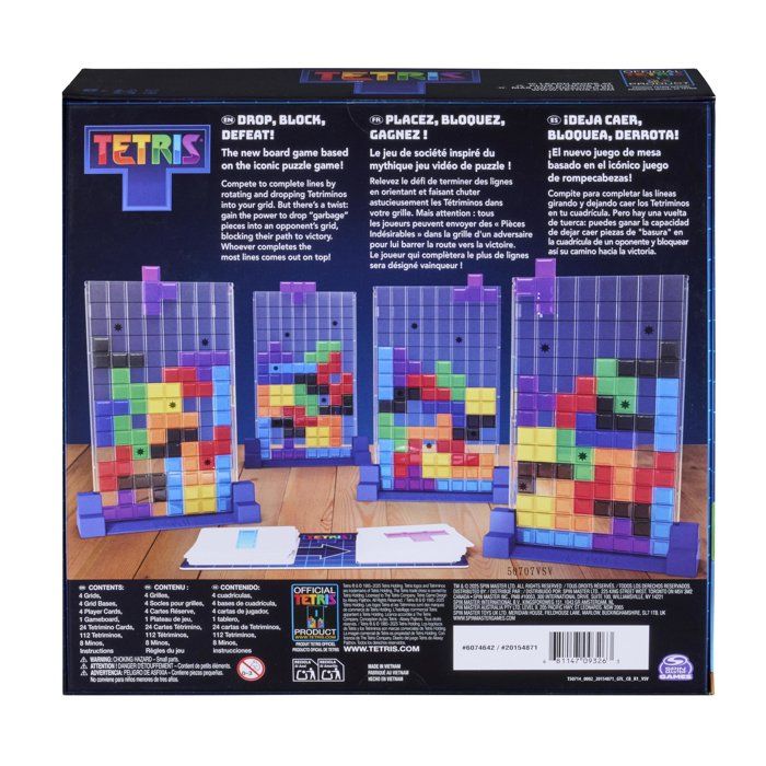 Tetris - The Game - from 8 Years Old - 2 To 4 Players - Spin Master