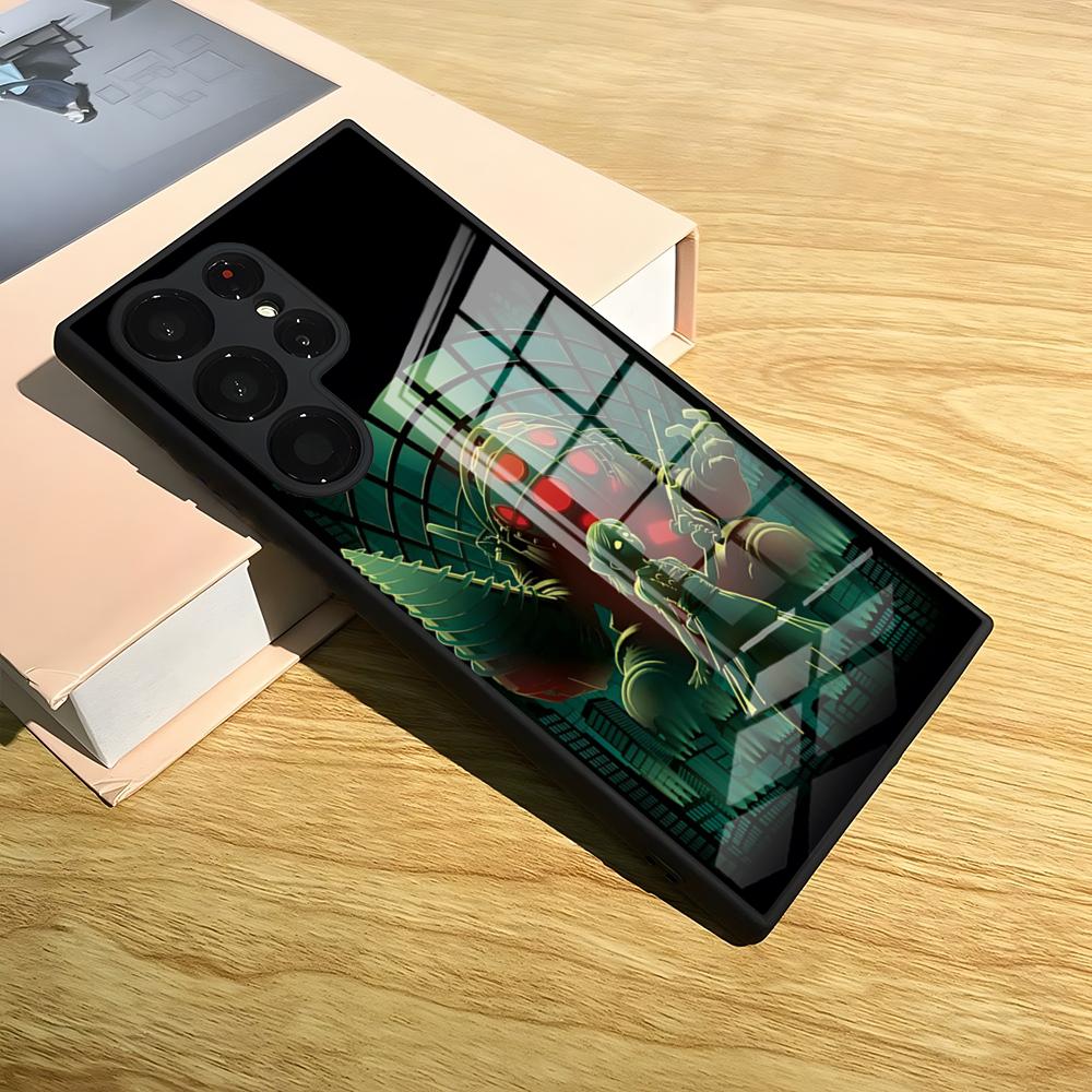 

Game B-BioShock Phone Case For S25 Ultra Samsung S24 Fe S22 S20 S23 21 Plus A54 A34 A53 A16 Glass Cover Samsung s24Plus