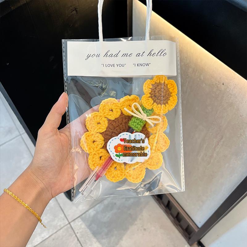 

День вчителя Тюльпановий букет Масажний молоток з полину - Практичний, Милий Подарунок на випускний та Сувенір для вчителів