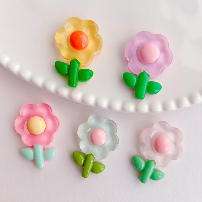 DIY Floral Resin Cartoon Accessories: Handmade Magnets, Hairpins & Phone Case Cream Glue