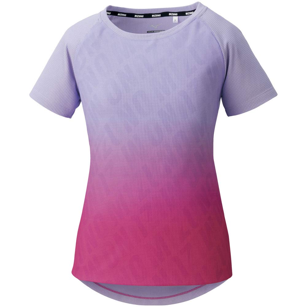 

Mizuno Dry Aeroflow Graphic Training Light Size S Short Women s T-Shirt, Purple, (32MA1310), Sleeve, Breathable, Moisture-Wicking, Quick-Drying