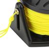 JUMZ Anchor Rope Diving Nylon 83M Multipurpose Line Black Wheel Reel, High-Visibility Reel, 8-Wire Corrosion-Resistant Controller,