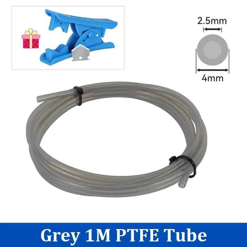 For Bambu Lab Ptfe Tube 2 5mm 4mm P1S P1P AMS A1 Mini 3D Printer Teflonto Pipe X1C Bambulab Ptfe Connector White Grey AMS LITE