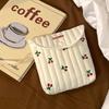 Cute Cartoon Embroidered Period Pad Bag - Portable Menstrual Cup & Sanitary Napkin Holder