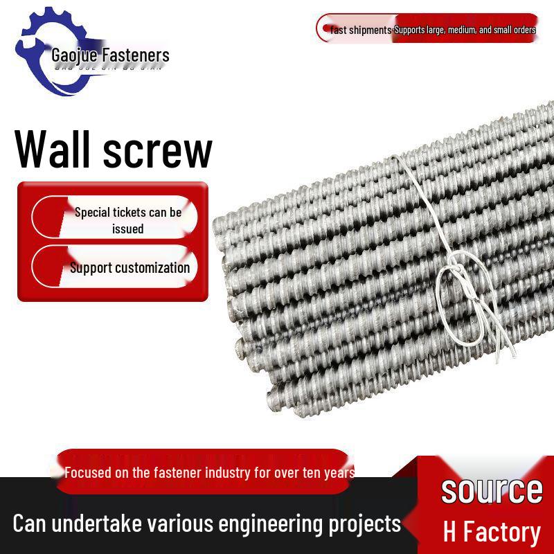 

M12/M14 Through-wall Tie Rod with Pull-rod Bolt and Screw M12 Non-standard