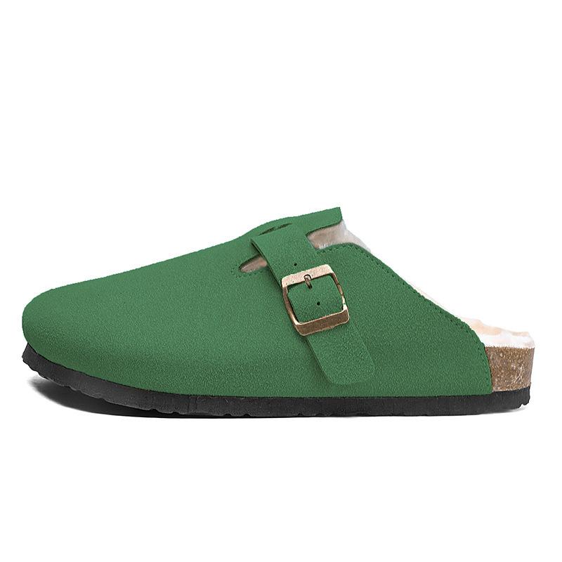 Factory Special Boken Head Cotton Slippers Men's and Women's Indoor Velvet Warm Drag Men's Foreign Trade Household Cotton Slippers